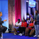 President Barack Obama appears July 14, 2016, at a town hall airing on ABC in the aftermath of two black men being killed by police under dubious circumstances in Baton Rouge, La., and the Minneapolis area, and five cops being killed in a sniper attack in Dallas.
Martin H. Simon/ABC via Getty Image